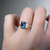 S831-HARRIET-YG-NVST3723 - Ring on Hand