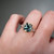 S817-CLARA-RG-NVST3738 - Ring on Hand