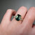 S817-CLARA-YG-NVST3744 - Ring on Hand