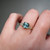 S817-CLARA-YG-NVST3748 - Ring on Hand