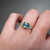 S817-CLARA-WG-NVST3748 - Ring on Hand