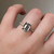 S807-SERENITY-WG-NVST3751 - Ring on Hand