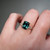 S817-CLARA-RG-NVSTL3597 - Ring on Hand