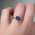 S801-LEAH-WG-NVST3718 - Ring on Hand