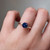 S828-SYLVIA-RG-NVST3719 - Ring on Hand