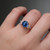 S819-FLORA-YG-NVST3720 - Ring on Hand