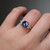 S819-FLORA-YG-NVST3757 - Ring on Hand
