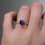 S804-VICTORIA-RG-NVST3758 - Ring on Hand
