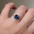 S807-SERENITY-YG-NVST3759 - Ring on Hand