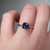 S826-CELINE-RG-NVST3759 - Ring on Hand