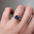 S828-SYLVIA-YG-NVST3759 - Ring on Hand