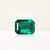 1.79 ct Emerald Cut Green Emerald - Nolan and Vada