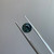 Chloe - 1.08 Round Teal Sapphire Engagement Ring : Nolan and Vada