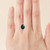 Fleur - 1.62 Oval Teal Sapphire Engagement Ring : Nolan and Vada