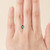 Aria - 0.93 Oval Teal Sapphire Engagement Ring : Nolan and Vada