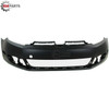 2010 - 2014 VOLKSWAGEN GOLF HATCHBACK FRONT BUMPER COVER PRIMED without SENSOR HOLES/HEADLIGHT WASHER HOLES - PARE-CHOCS AVANT PRIME sans TROUS DE CAPTEUR/TROUS de LAVE-PHARES