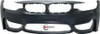 2015 - 2020 BMW M3/M4 FRONT BUMPER COVER with HEADLIGHT WASHER HOLES without PDC/CAMERA - PARE-CHOC AVANT avec TROUS de LAVE-PHARE sans TROUS de PDC/CAMERA