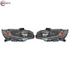 2019 - 2020 HONDA CIVIC SEDAN/COUPE HALOGEN HEADLIGHTS with BLACK BEZEL - PHARES AVANT a HALOGENE avec LUNETTE NOIR