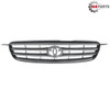 2003 - 2004 TOYOTA COROLLA SEDAN FRONT BUMPER COVER GRILLE BLACK/CHROME - CALANDRE pour PARE-CHOCS AVANT NOIR/CHROME