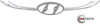 2013 - 2015 HYUNDAI ELANTRA GT GRILLE MOLDING UPPER CHROME - MOULURE DE CALANDRE SUPERIEURE CHROME