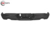 2009 - 2021 DODGE RAM 1500 BLACK STEEL REAR BUMPER ASSEMBLY without PARKING SENSOR HOLES with DUAL EXHAUST - PARE-CHOCS ARRIERE en ACIER NOIR sans TROUS de CAPTEUR avec DOUBLE ECHAPPEMENT