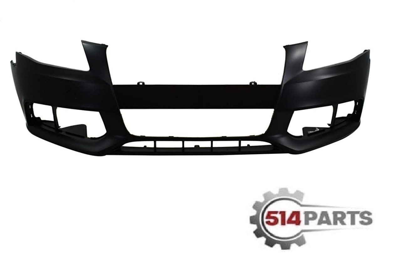 2009 - 2012 AUDI A4/S4 FRONT BUMPER COVER NO S LINE NO HEAD LIGHTS WASHER - PARE-CHOC AVANT NO S LINE NO LAVE PHARES