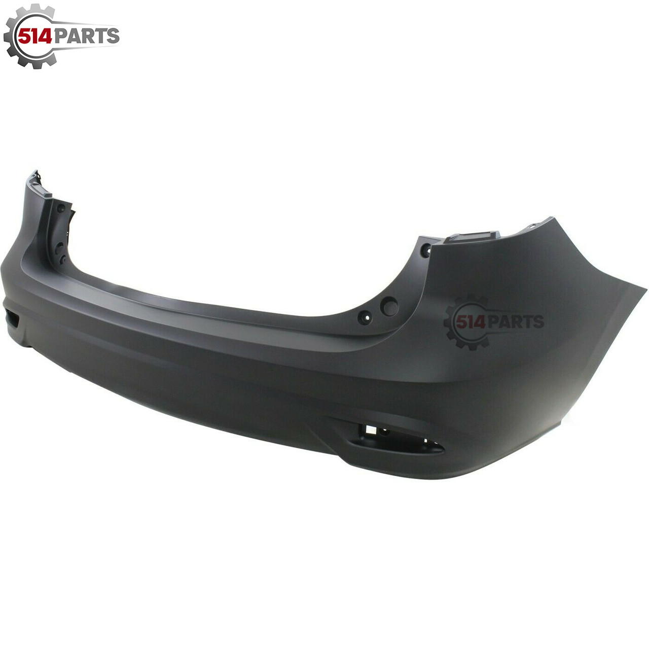 2012 - 2017 MAZDA 5 PRIMED REAR BUMPER COVER with TEXTURED LOWER CENTER without SENSOR HOLES - PARE-CHOC ARRIERE PRIME avec ZONE CENTRALE TEXTUREE sans TROUS DE CAPTEUR