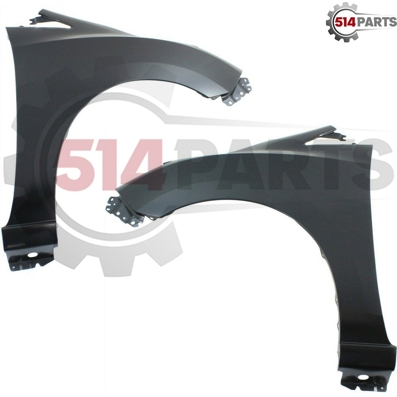 2012 - 2017 MAZDA 5 CAPA Certified FRONT FENDERS without ROCKER MOULDING - AILES AVANT sans MOULURE A BASCULE CAPA Certifiee