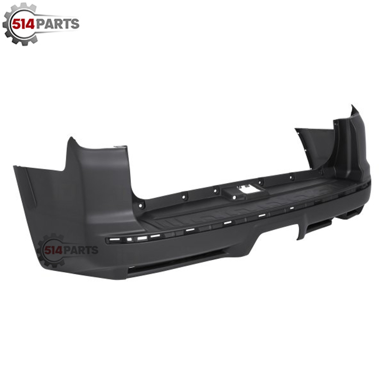 2014 - 2019 TOYOTA 4Runner TRAIL AND OFFROAD MODELS without CHROME TRIM PRIMED REAR BUMPER COVER with HOLE - PARE-CHOC ARRIER PRIME