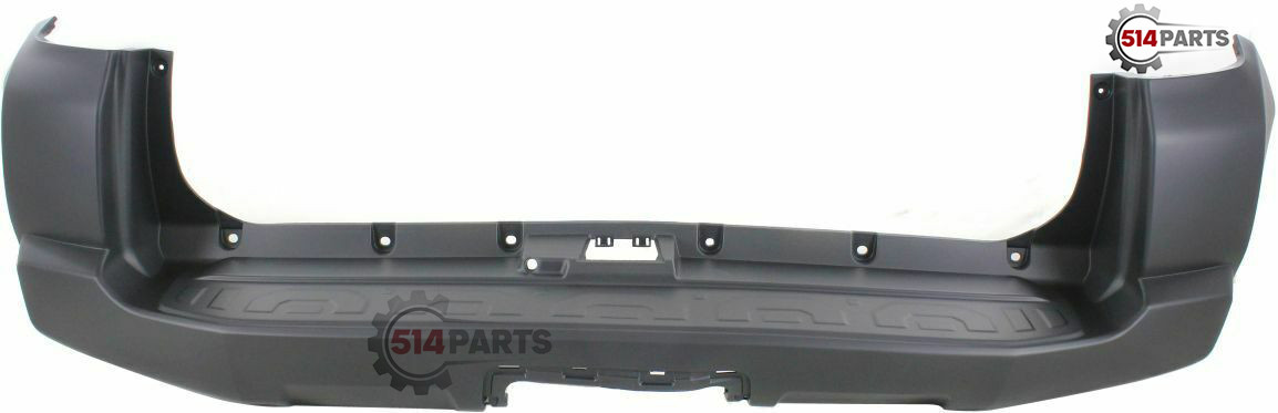 2014 - 2024 TOYOTA 4Runner SR5 MODELS without CHROME TRIM REAR BUMPER COVER without SENSOR HOLES - PARE-CHOC ARRIERE sans GARNITURE CHROMEE, avec TROUS de CAPTEUR