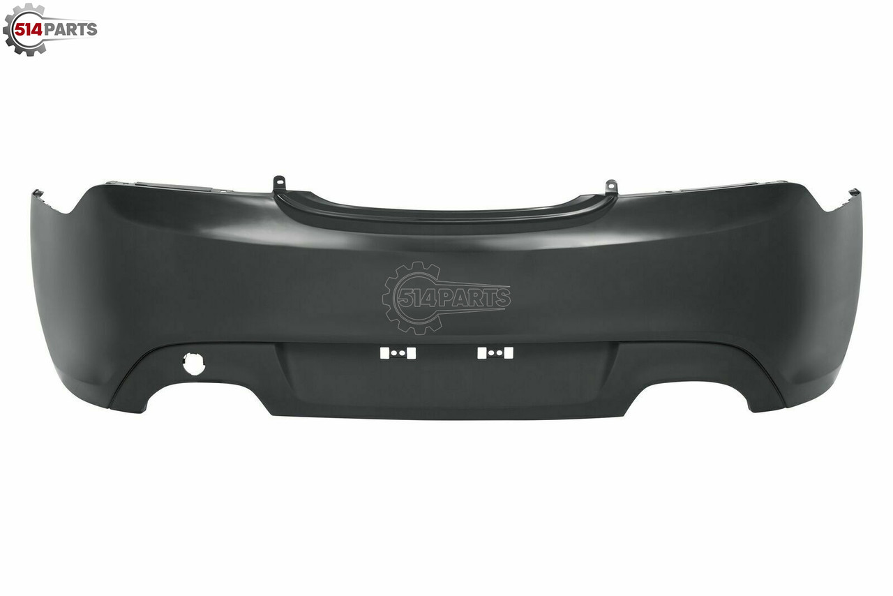 2010 - 2016 HYUNDAI GENESIS COUPE PRIMED with CENTER LOWER TEXTURED AREA REAR BUMPER COVER without SENSOR HOLES - PARE-CHOC ARRIER PRIME sans TROUS de CAPTEUR