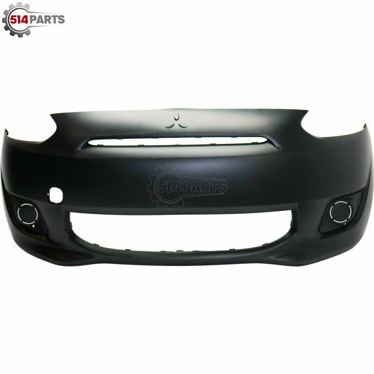 2014 - 2015 MITSUBISHI MIRAGE HATCHBACK FRONT BUMPER COVER for USE with OR without FOG LIGHTS as OEM - PARE-CHOC AVANT pour UTILISATION avec OU sans FEUX ANTIBROUILLARD