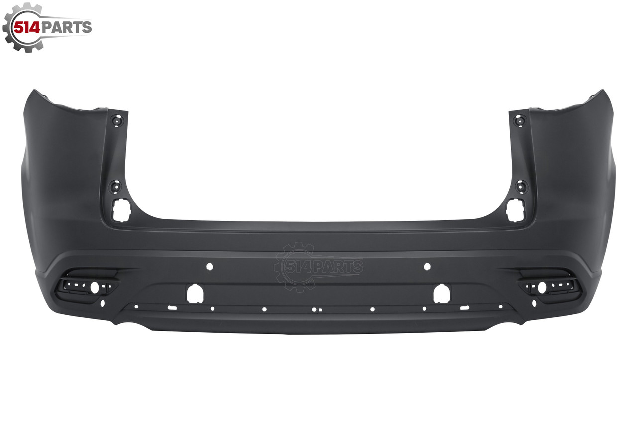 2016 - 2019 MAZDA CX9 REAR BUMPER COVER UPPER PRIMED with TEXTURED LOWER with SENSOR HOLES and MOULDING HOLES - PARE-CHOCS ARRIERE SUPERIEUR PRIME avec BAS TEXTURE avec TROUS DE CAPTEUR et TROUS DE MOULAGE