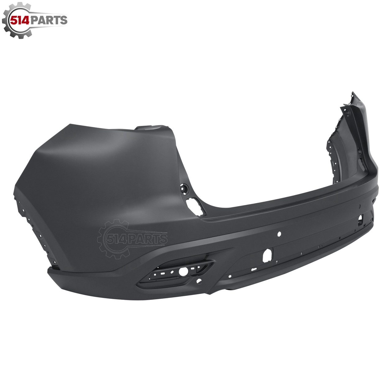 2016 - 2019 MAZDA CX9 REAR BUMPER COVER UPPER PRIMED with TEXTURED LOWER with SENSOR HOLES and MOULDING HOLES - PARE-CHOCS ARRIERE SUPERIEUR PRIME avec BAS TEXTURE avec TROUS DE CAPTEUR et TROUS DE MOULAGE