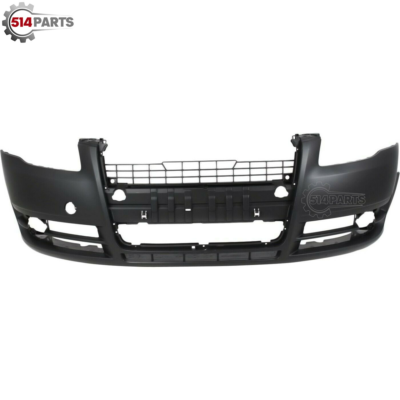 2005 - 2008 AUDI A4/A4 QUATRO and A4 CONVERTIBLE[2007-2009] without SPORT PKG FRONT BUMPER COVER PRIMED without HEADLIGHTS WASHER HOLE - PARE-CHOCS AVANT PRIME sans PAQUET SPORT sans LAVE-PHARES