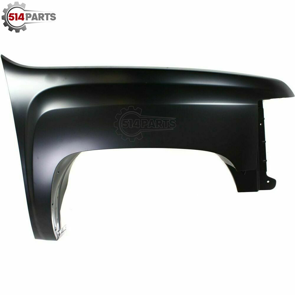 New Primered Front Driver Side Fender For Chevy Silverado 1500, 2500, 3500 (GM1240305 / 88944420)