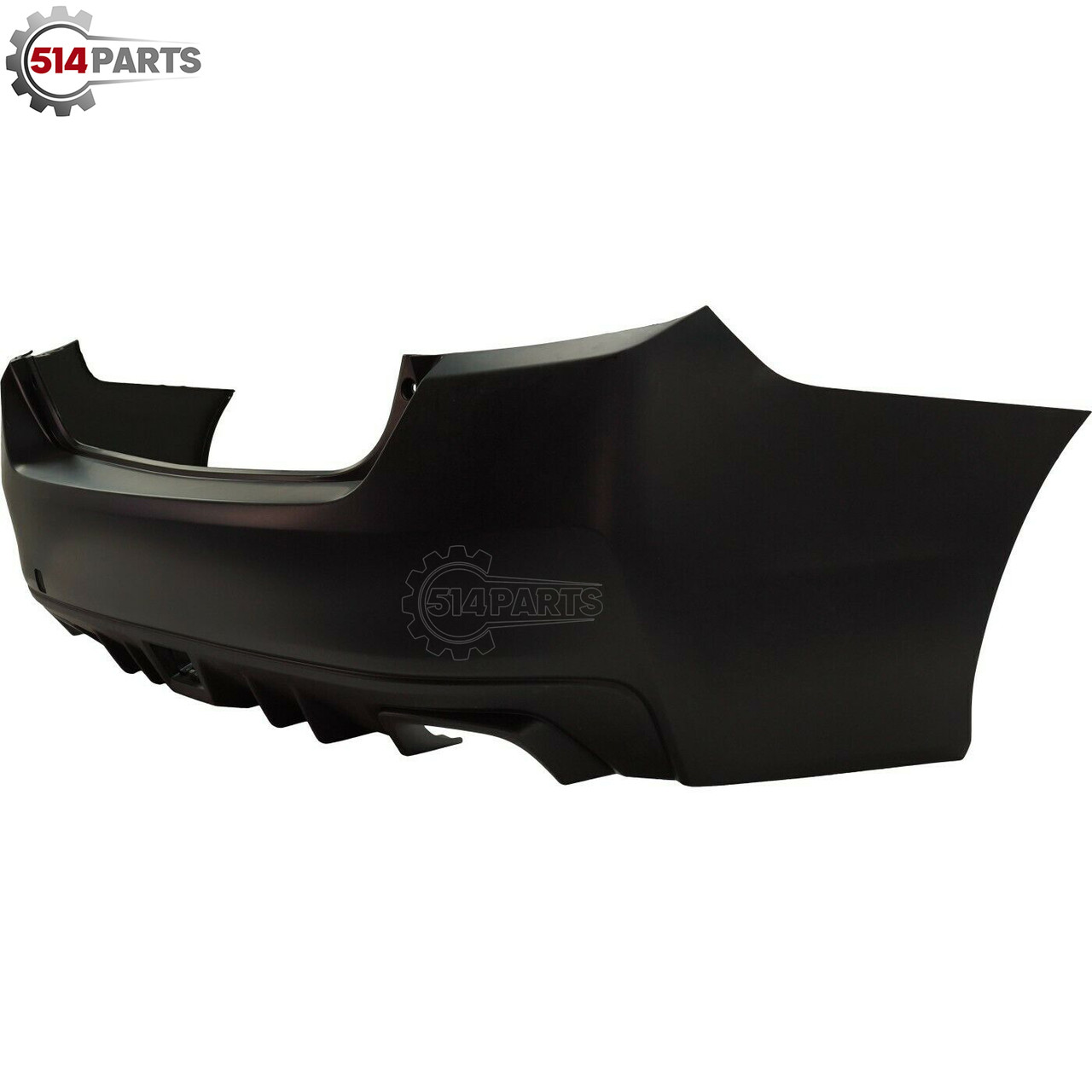 2015 - 2020 SUBARU WRX and WRX STI SEDAN PRIMED REAR BUMPER COVER without SENSOR HOLES with TEXTURED LOWER AREA - PARE-CHOCS ARRIERE sans TROUS de CAPTEUR avec ZONE INFERIEURE TEXTUREE