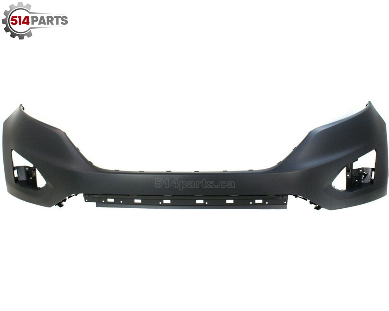 2015 - 2018 FORD EDGE FRONT UPPER BUMPER COVER without SENSOR HOLES/TOW HOOK HOLE/AERO AIR DUCTS - PARE-CHOCS AVANT SUPERIEUR sans TROUS DE CAPTEUR/TROU DE CROCHET DE REMORQUAGE/CONDUITS D'AIR AERO