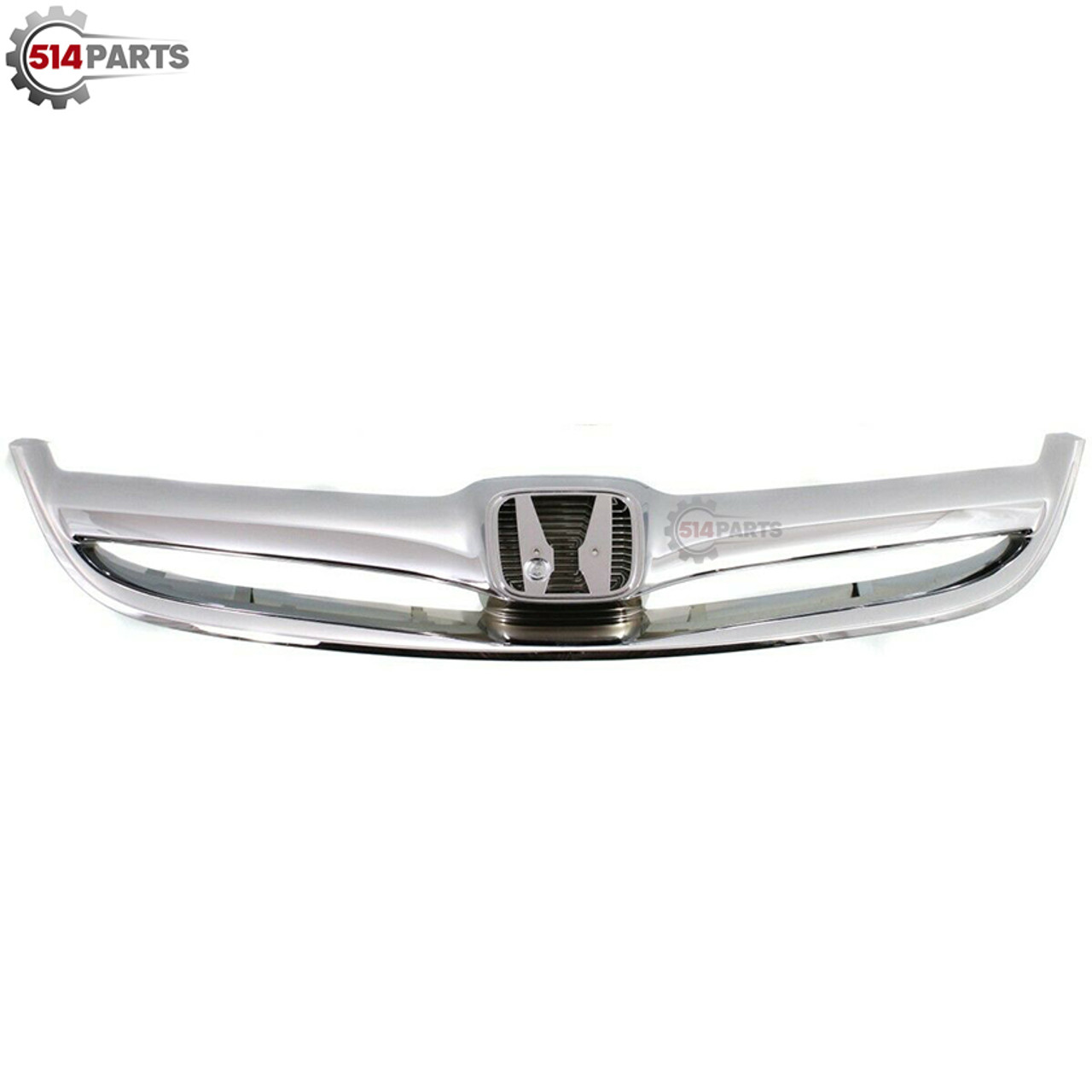 2004 - 2005 HONDA CIVIC SEDAN FRONT BUMPER COVER GRILLE CHROME - CALANDRE pour PARE-CHOC AVANT CHROME