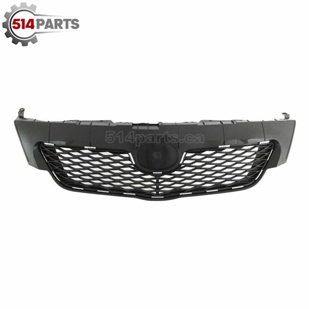 2009 - 2010 TOYOTA COROLLA SEDAN USA BUILT FRONT BUMPER COVER GRILLE MATTE-BLACK - CALANDRE pour PARE-CHOC AVANT NOIR MAT