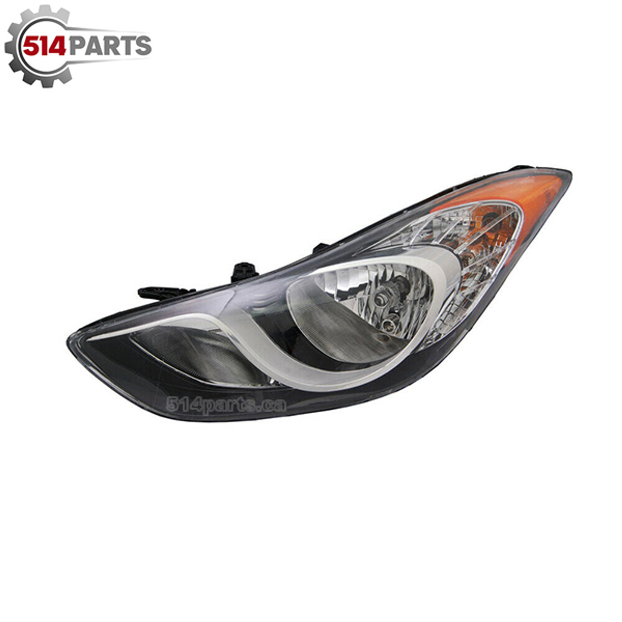 2011 - 2013 HYUNDAI ELANTRA USA BUILT SEDAN/COUPE[2013] HEAD LIGHTS High Quality - PHARES AVANT Haute Qualite