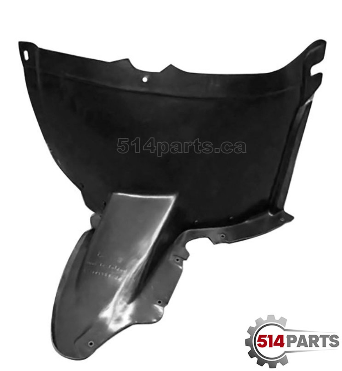 2006 - 2009 VOLKSWAGEN GTI (5 SPEED) FENDER LINER FRONT SECTION - FAUSSE AILE
