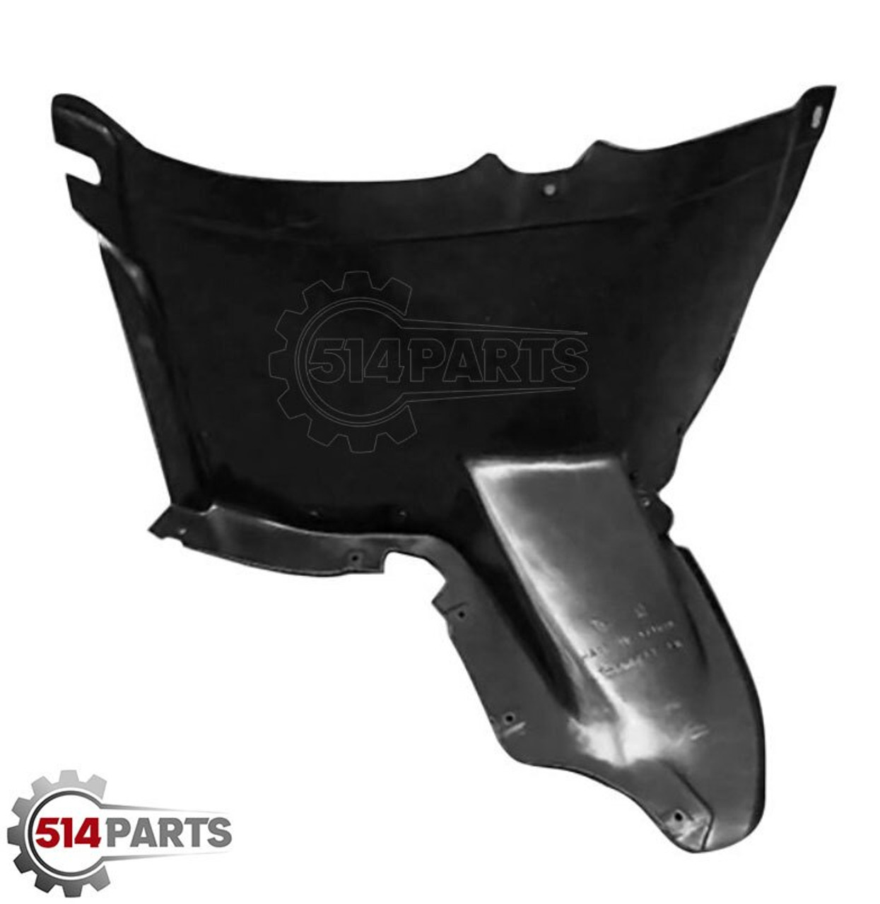 2006 - 2009 VOLKSWAGEN GTI (6 SPEED) FENDER LINER FRONT SECTION - FAUSSE AILE