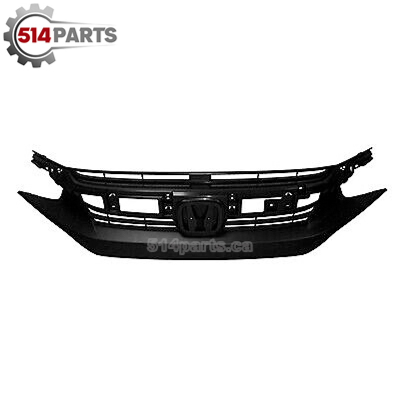 2016 - 2018  HONDA CIVIC GRILLE BLACK TEXTURED - CALANDRE NOIRE TEXTURE