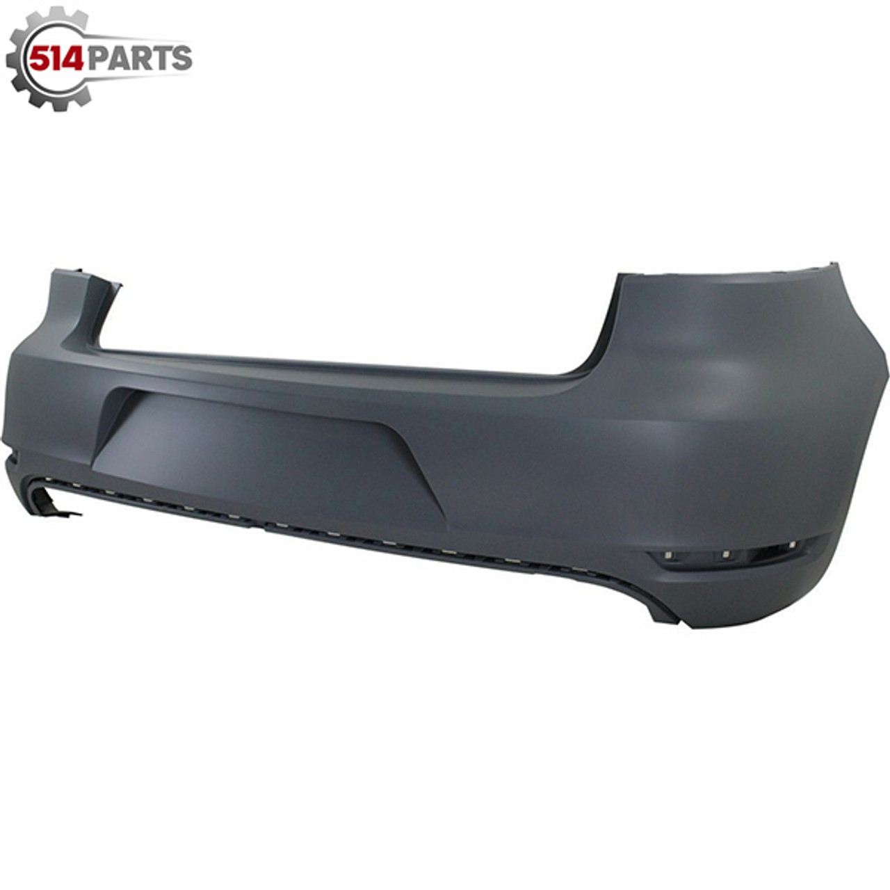 2010 - 2014 VOLKSWAGEN GOLF and GTI HATCHBACK MODELS REAR BUMPER COVER without PARKING SENSOR HOLES - PARE-CHOCS ARRIERE sans TROUS de CAPTEUR