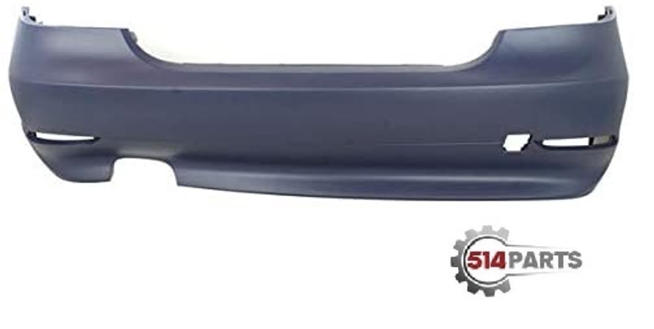 2004 - 2007 BMW 5 SERIES REAR BUMPER NO M PKG NO SENSORS - PARE-CHOC ARRIERE SANS M PKG SANS SENSORS