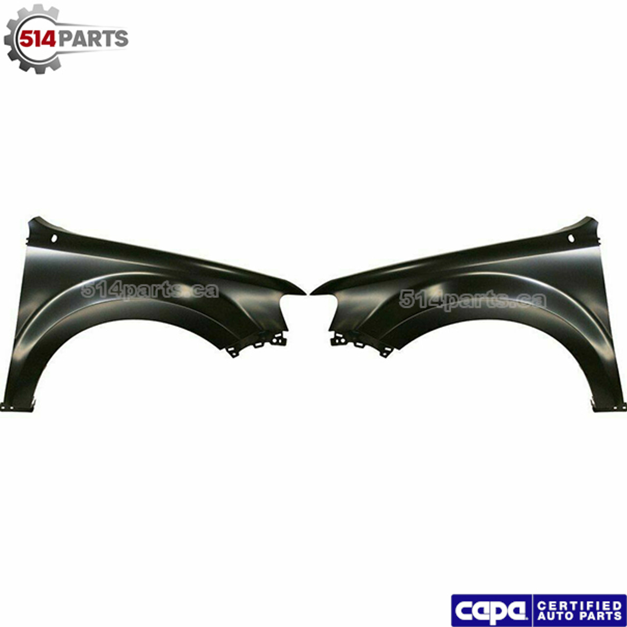 2008 - 2012 FORD ESCAPE and ESCAPE HYBRID FRONT FENDERS CAPA Certified - AILES AVANT Certifiee CAPA