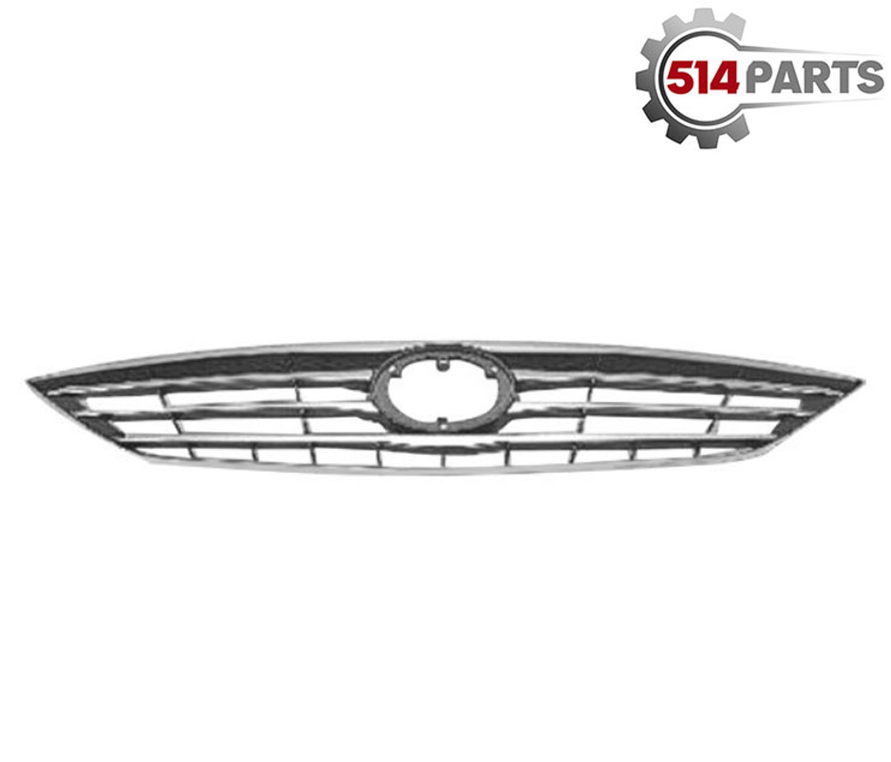 2005 - 2006 TOYOTA CAMRY LE/XLE FRONT BUMPER COVER GRILLE CHROME SILVER GRAY JAPAN BUILT - CALANDRE pour PARE-CHOCS AVANT CHROME ARGENT GRIS