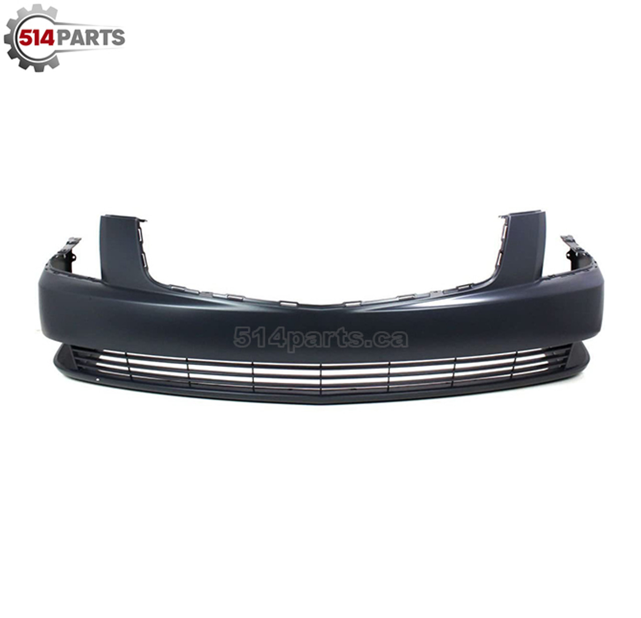 2006 - 2011 CADILLAC DTS PRIMED FRONT BUMPER COVER without PARKING SENSOR HOLES with LOWER VALANCE HOLES - PARE-CHOCS AVANT PRIME sans TROUS de CAPTEURS avec TROUS pour VALANCE DU PARE-CHOCS