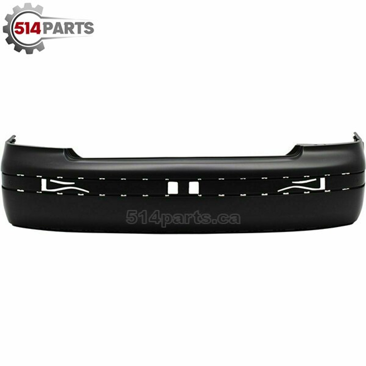 2007 VOLKSWAGEN JETTA CITY(CANADA) REAR BUMPER COVER with MOLDING GROOVE AND VALANCE SLOTS - PARE-CHOCS ARRIERE avec RAINURE DE MOULAGE ET FENTES DE VALANCE